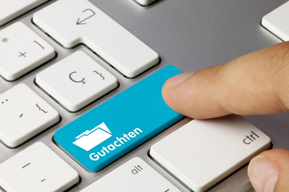 Tastatur mit Taste Gutachten